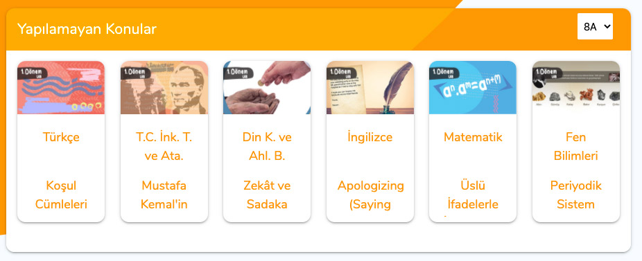 Yapılamayan Konular